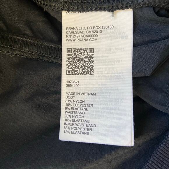 Prana Koen Pant Women's M Reg Inseam Black Standard Fit Mid Rise Soft Waistband - Picture 8 of 13